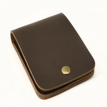 핸드메이드 포켓 슬림 통가죽 카드지갑 미니지갑 선물