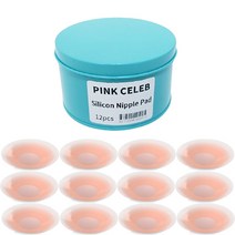 핑크셀럽 실리콘 여성 니플패치 니플 밴드 패드 고급 대형 6쌍 8쌍, 원형, 실리콘니플패치6세트(12PCS), 6개