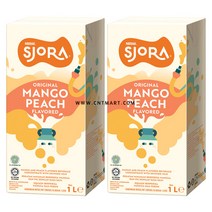 스조라 망고피치 1L 2개묶음, 단품, 단품