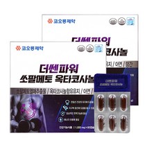 코오롱제약 더쎈파워 쏘팔메토 옥사코사놀 60캡슐, 2개