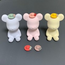 호두마루샵 모자베어브릭석고방향제 돌웨딩답례품 단체선물 개업집들이선물 석고방향제/오퓨저, 차량용_블루(클린코튼)