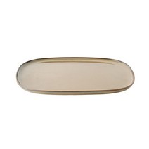 까사무띠 이태리 세나 [조약돌접시(대) 32cm] 도자기그릇 1P, 브라운, 1개
