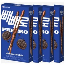 롯데 빼빼로 초코쿠키 37g 4개 빼빼로데이 탕비실 어린이집 수능 사무실간식 주전부리 하트, 23개
