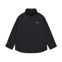 COVERNAT PERTEX 스탠 카라 쉘 파카 블랙