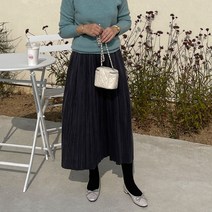 제이클래식 / [벨벳주름스커트]따스한 느낌의 벨벳 터치감이 느껴지는 주름 스커트