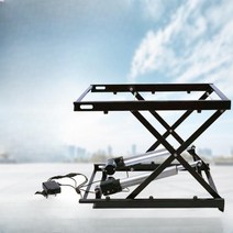 작업 테이블 소형 전동 다이 전동 높이조절 작업대 소형 리프트, 업그레이드 750x550mm 단층 이중모터