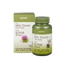 GNC 밀크씨슬 원데일리 600mg x 60정 쇼핑백 포함, 상세 설명 참조, 상세 설명 참조