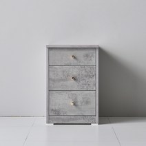 3단 LPM 책상 서랍장 (B-type), 빈티지그레이