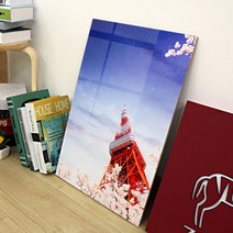 꾸밈 tk130-아크릴액자꿈꾸는랜드마크 액자, 타입5-도쿄타워(밤)