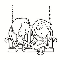 날인기 불박기 생산날짜 유통기한 자동 인쇄기 남아와 소녀 스윙 클리어 스탬프 스크랩북 탐폰 투명도 인감, 한개옵션0