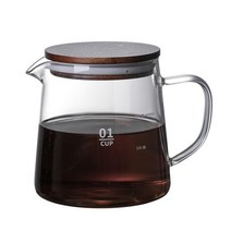 서버컴퓨터 데스크탑 노트북 v60 유리 범위 커피 300ml 500ml carafe 드립 커피 포트 바리 스타 여과기 명확한 커피 주전자 브루어, 400ml 커피 메이커