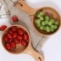(SM)온나 우드 샐러드볼 디저트 그릇, 단품