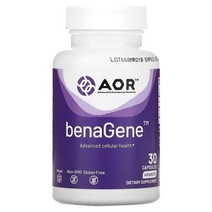 Advanced Orthomolecular Research AOR (어드밴스드 올쏘몰레큘러 Advanced Orthomolecular Research AOR BenaGene 3, 2개