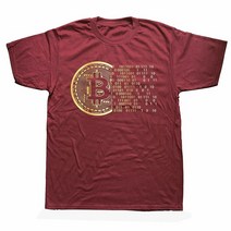 기념주화 비트코인선물 모형소품Bitcoin Shirt Cryptocurrency Miner BTC Crypto Design Punk Money Coin, 06 CHESTNUT_02 S