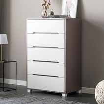 에넥스 워너블 그레이 800 5단 서랍장, 단일