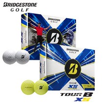 22년 브리지스톤 석교상사 TOUR B XS 타이거우즈볼 골프공 3피스 2가지색상, 옐로우