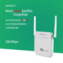 유무선 인터넷공유기 기가비트 와이파이 Benton D921 잠금 해제 300Mbps Cat4 홈 와이파이 무선 라우터 4G, 2차검수진행, US Plug_European Version