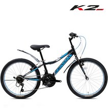 케이투바이크 K2BIKE 주니어 MTB자전거 메커드22GS 22인치 21단 조립별도, 메커드(덱스트2.1V) 22인치  매트블랙+블루