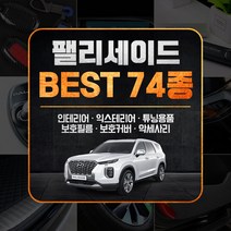 (골져스) 팰리세이드 실내 인테리어 튜닝용품 모음 74종, gol39.튜익스 휠스티커 20인치_무광카본블랙