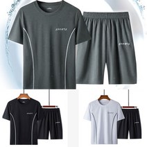 사계절 실내 헬스장 여름 상의 하의 반팔 반바지 운동 프리 그레이