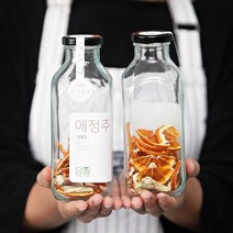 담향 제주 감귤주 담금주 키트(애정주) 1병 500ml 3병3병(500ml x 3 선물세트), 상세페이지 참조