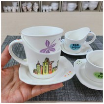 그림그린도자기 개업선물손님접대용 종이컵홀더, 1set, 빨강+주황+파랑+초록