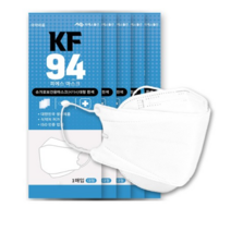 KF94 피에스 마스크 100매(국내생산 개별포장) 대형화이트, 1세트