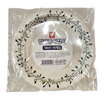 칼라 종이접시 18CM10매 자취방종이접시세트 파티종이_230130EA, 쿠팡 1, 쿠팡 1