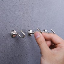 10pcs 강력한 마그네틱 후크 헤비 듀티 대형 10mm 16mm 홈 오피스 차고 가제트 벽 교수형 강한 자석 걸이 걸이, E12