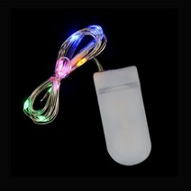 (KO) LED 미니전구 20구 칼라 피켓전구 건전지LED