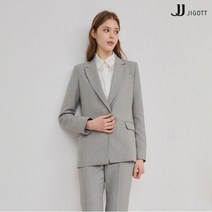 JJ지고트 H라인 잔체크 싱글 재킷 GM3M0JKW1