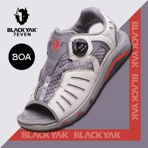 [블랙야크] 등산여름샌들 토마호크2(남성) 트레킹샌들 보아다이얼 GRAY