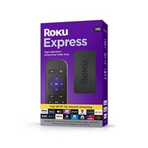 로쿠 Ex프레스 (New 2022) HD 스트리밍 디바이스 with High-Speed HDMI 케이블 and Simple 리모컨 Guided 세트up and Fast Wi-Fi