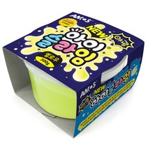아모스 [아모스] 아이슬라임 야광 300g 3가지 색상 ( 옐로우그린핑크 ), 옐로우