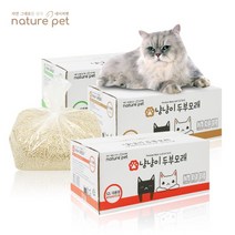 [바보사랑]냥냥이 고양이 두부모래 7kgx2개 대용량 패키지, 종류:녹차