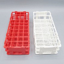 검체 운반용 실험용 플라스틱 시험관꽂이 과학준비물 대확원 놀이키트 홈스쿨링, 파랑(24홀 내경25mm)