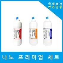 대림케어정수기필터 호환 DWP-F250S 프리미엄 전체 세트, (F250S)프리미엄 6인치 복합 단방향 3개