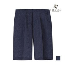 인디안 TREMOLO 네이비 폴리 스판 프린트 반바지_TRBDSUY5376