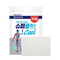 유한양팽 해피홈 슈퍼 쿨 파스 5입 진통 근육통, 1개