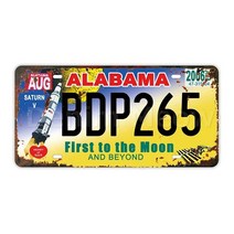 레트로 빈티지 미국 국가 자동 번호 태그 오레곤 알로하 상태 금속 번호판 남자 동굴 차고 장식 영화 소품 베니티 플레이트, 6x12 inch, [22] 16