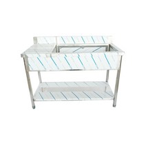 업소용씽크대 싱크대(600 900 1200 1500 1800 size) 키친코리아, 1조 우물씽크대-빽(1200*600*800) 500볼