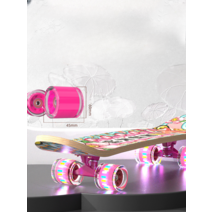 4륜 어린이 초보자 전문 스케이트보드, C 아동용 - 캡틴 아메리카