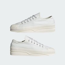 아디다스 니짜 2 로우 화이트 남여공용 기본 스니커즈 깔끔한 클래식 디자인 신발