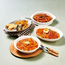 (맛)추억의 국민학교 떡볶이 쫄볶이 3팩 + 튀김 3종, 단일옵션