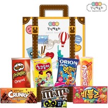 [간식팩토리] 어린이 간식 과자선물세트 8종 캐리어세트, 1개