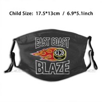 Ecb Enforcer 악세사리 워셔블 트렌드 맞춤형 Pm25 필터 마스크 이스트 코스트 블레이즈 하키 인라인 하키144973, Unisex, Child Mask