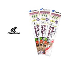 바다낚시 바늘 하야부사 볼락카드채비 레인보우채비, 7-1.2-2