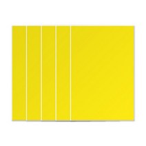 아트메이트 단면칼라보드롱 개나리 CB 5T, 2절, 5개