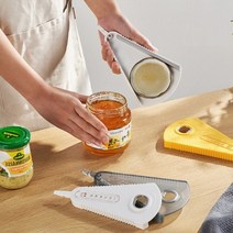 다파요 모든 뚜껑 오프너 열기힘든 잼병 소스병 병뚜껑오프너 병따개 멀티오프너 주방잡화, 1P