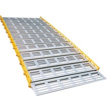 Roll-A-Ramp 휠체어경사로 폭94cm 길이선택 휴대용 이동형 접이식 간편한보관, 7m, 1개